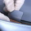 Secondhand Gucci Gg Marmont Small Top Handle Pastel Blue Matelassé Leather Bag