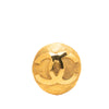 Chanel CC Gold Plated Round Pin Brooch Secondhand