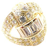 Secondhand Piaget Vintage 3ct Diamond Yellow Gold Cocktail Ring - '80s