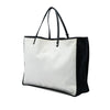 Chanel Bicolor Canvas Ladies First Shopping Tote Secondhand