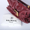 Secondhand Balmain Medium Anthem Leather Shoulder Bag Burgundy - '20s