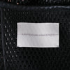 Secondhand Marco De Vincenzo Black Mesh Bomber Jacket - '10s