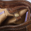Secondhand Jimmy Choo Metallic Brown Leather Mahala Bag -'10s