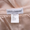 second hand Dolce & Gabbana Blush Pink Alpaca Wool Skirt Suit