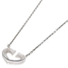 Secondhand Cartier C heart Silver White Gold Jewelry