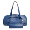Secondhand Louis Vuitton Soufflot Blue Leather Bag