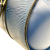 Secondhand Louis Vuitton Soufflot Blue Leather Bag