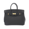 Secondhand Hermès Birkin 25 Black Leather Bag