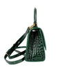 Secondhand Balenciaga Hourglass Green Exotic Leathers Bag