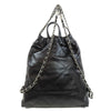 Secondhand Chanel 22 Black Leather Bag