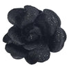 Secondhand Chanel Camellia Black Leather Jewelry