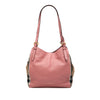 Burberry Small Leather and House Check Canvas Canterbury Tote Secondhand