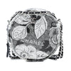 Secondhand Chanel CC Calfskin Floral Round Clutch on Chain