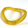 Secondhand Chanel Coco Mark Yellow Plastic Jewelry