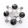Secondhand Chanel Coco Mark Black Metal Jewelry
