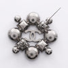 Secondhand Chanel Coco Mark Black Metal Jewelry