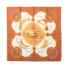 Secondhand Hermès Carré Brown Silk Accessories