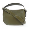 Secondhand Dior Saddle Khaki Leather Bag