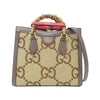 Secondhand Gucci Bamboo Brown Canvas Bag