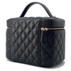 Secondhand Chanel Vanity Black Leather Bag