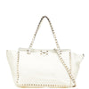 Secondhand Valentino Garavani Rockstud White Leather Bag