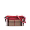 Burberry Small Mega Check Canvas Farley Crossbody Secondhand