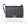 Secondhand Chanel Boy Medium Quilted Leather Shoulder Bag - '10s