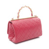 Secondhand Chanel Flap bag Pink Leather