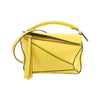 Secondhand Loewe Puzzle Yellow Leather Bag