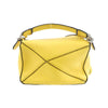 Secondhand Loewe Puzzle Yellow Leather Bag