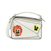 Secondhand Loewe Puzzle White Leather Bag