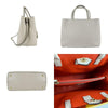 Secondhand Fendi 2Jours Grey Leather Bag