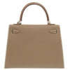 Secondhand Hermès Kelly 25 Grey Leather Bag