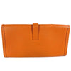 Secondhand Hermès Jige Orange Leather Bag