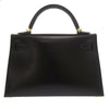 Secondhand Hermès Kelly Black Leather Bag