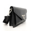 Secondhand Prada Envelope Black Leather Bag