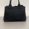 Secondhand Prada Canapa Black Canvas Bag
