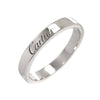 Secondhand Cartier Alliance C Silver Platinum Jewelry