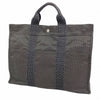 Secondhand Hermès Herline Grey Canvas Bag