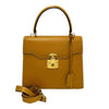Secondhand Gucci Lady Lock Yellow Leather Bag
