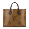 Secondhand Louis Vuitton Onthego Brown Canvas Bag