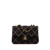 Secondhand Chanel Wild stitch Grey Wool Bag