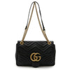 Secondhand Gucci Marmont Black Leather Bag