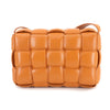 Secondhand Bottega Veneta Cassette Orange Leather Bag
