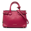 Burberry Small Grainy Calfskin and House Check Banner Satchel Secondhand
