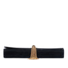 Saint Laurent Suede Monogram Kate Tassel Clutch Secondhand