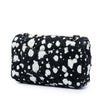 Chanel Medium Chevron Tweed Paint Splatter Double Flap Secondhand