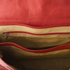 Secondhand Ferrari Schedoni Red Leather Shoulder Bag Briefcase - '90s