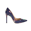 Secondhand Gianvito Rossi Silk Printed Pumps