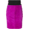 Gianfranco Ferré Fuchsia Suede Skirt - '80s Second hand